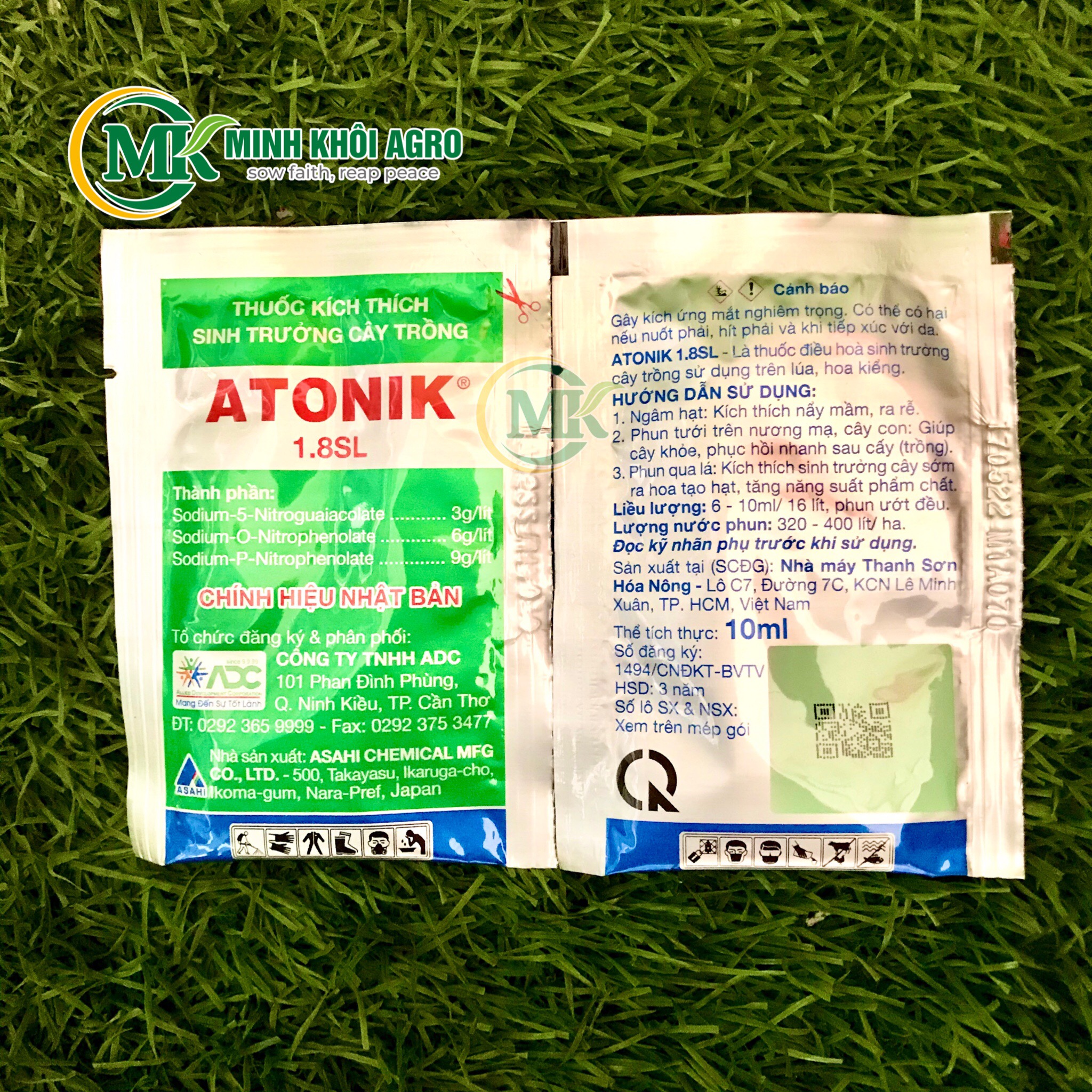 Thuốc điều hòa sinh trưởng Atonik 1.8SL - Gói 10ml